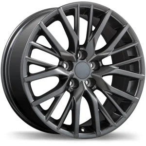 Replika – R224 – Gunmetal – 18″x8″ 30mm – All weather Wheels – R224-1880-65MN+30R601